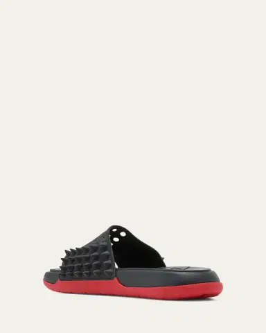 Christian Louboutin Men's Take It Easy Rubber Slide Sandals | Thumbnail 2 Christian Louboutin Men's Take It Easy Rubber Slide Sandals | Thumbnail 2