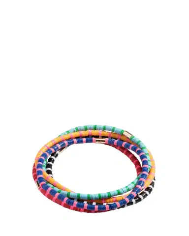 Elsie Frieda Heishi Bead Bracelets, Set of 5 | Thumbnail 1 Elsie Frieda Heishi Bead Bracelets, Set of 5 | Thumbnail 1