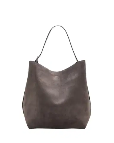 TOTEME Belted Tote Bag in Suede | Thumbnail 1