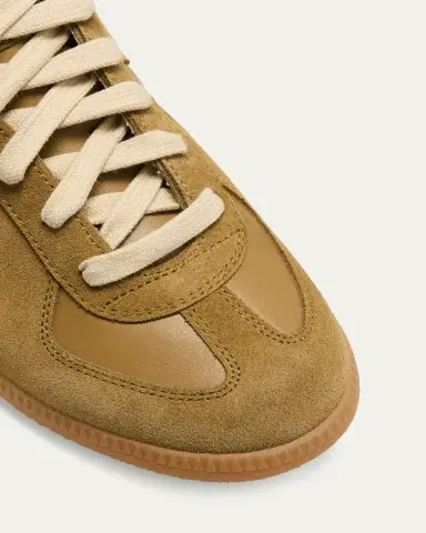 Maison Margiela Replica Suede & Leather Sneakers | Thumbnail 13