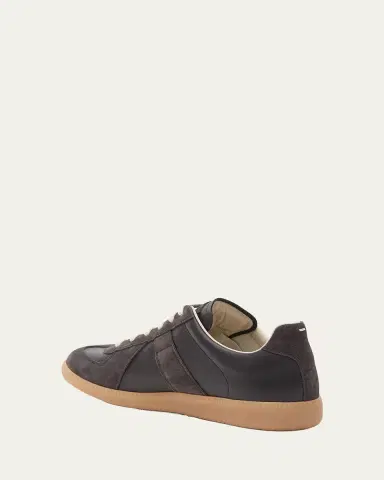 Maison Margiela Replica Suede & Leather Sneakers | Thumbnail 4