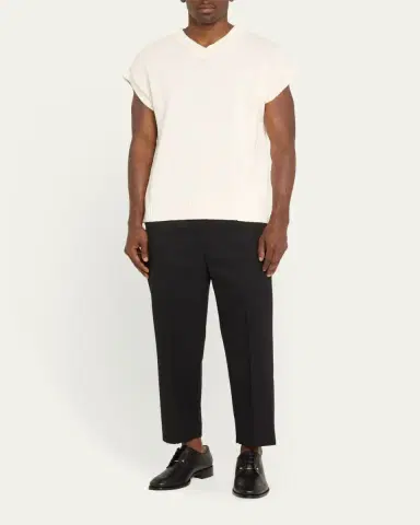 Christian Louboutin Men's Chambeliss Collar-Pin Leather Derby Shoes | Thumbnail 3 Christian Louboutin Men's Chambeliss Collar-Pin Leather Derby Shoes | Thumbnail 3