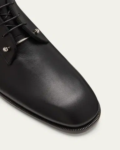 Christian Louboutin Men's Chambeliss Collar-Pin Leather Derby Shoes | Thumbnail 5 Christian Louboutin Men's Chambeliss Collar-Pin Leather Derby Shoes | Thumbnail 5