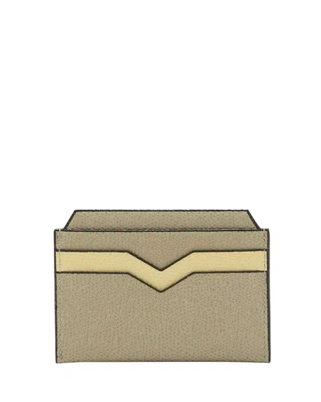 Valextra Calf Leather Card Holder