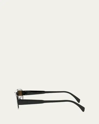 CELINE Men's Triomphe Pilot Metal Sunglasses | Thumbnail 3 CELINE Men's Triomphe Pilot Metal Sunglasses | Thumbnail 3