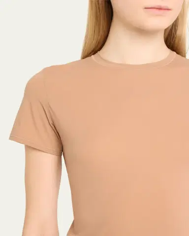 SKIMS Fits Everybody Short-Sleeve Crewneck T-Shirt | Thumbnail 5