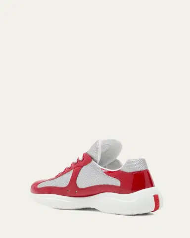 Prada America's Cup Vernice Patent Runner Sneakers | Thumbnail 4
