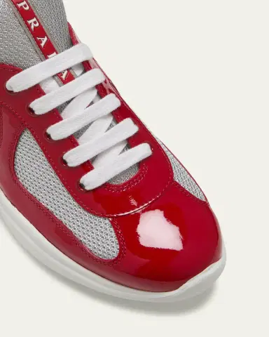 Prada America's Cup Vernice Patent Runner Sneakers | Thumbnail 5
