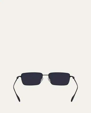 Ferragamo Men's Gancini Evolution Metal Rectangle Sunglasses | Thumbnail 5 Ferragamo Men's Gancini Evolution Metal Rectangle Sunglasses | Thumbnail 5