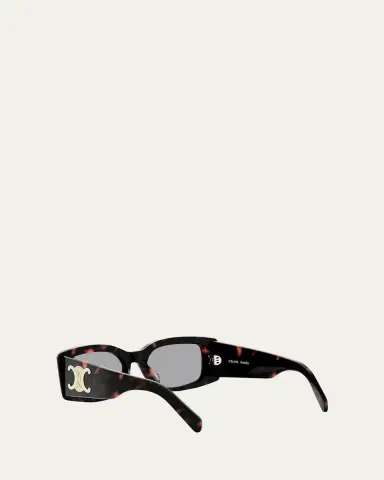 Celine Triomphe Acetate Rectangle Sunglasses | Thumbnail 4 Celine Triomphe Acetate Rectangle Sunglasses | Thumbnail 4