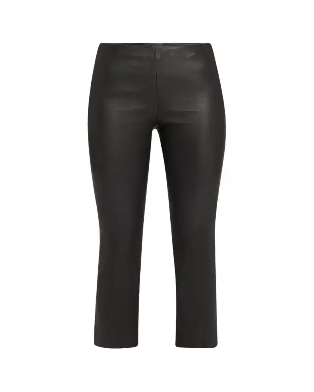 Vince Slim Cropped Leather Pants