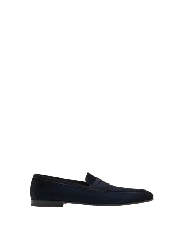 Men's Carlos Suede Penny Loafers