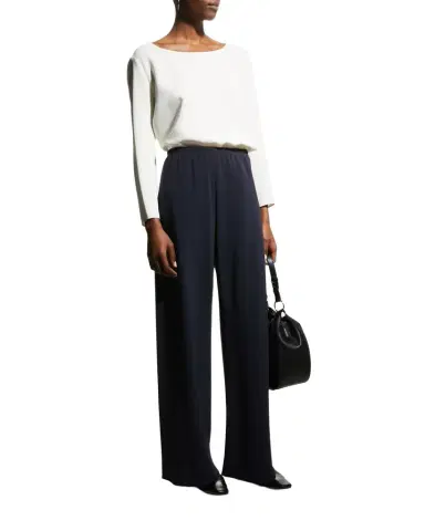 THE ROW Gala Wide-Leg Crepe Pants | Thumbnail 1