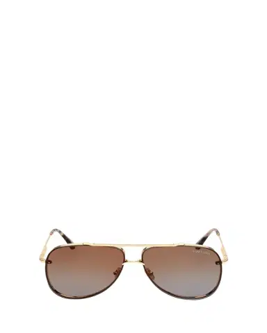 Tom Ford Men's Leon Metal Aviator Sunglasses | Thumbnail 1