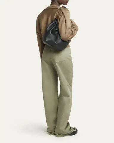 Loewe Squeeze Small Shoulder Bag in Napa Leather | Thumbnail 5