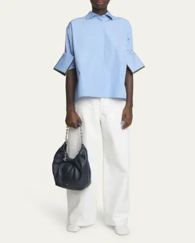 Loewe Squeeze Small Shoulder Bag in Napa Leather | Thumbnail 9