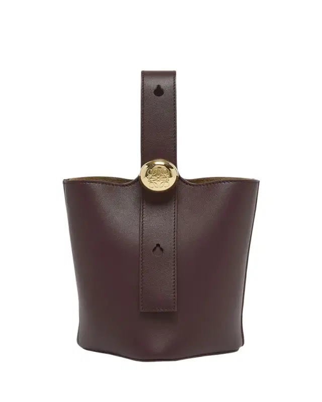 Loewe Mini Pebbled Leather Bucket Bag