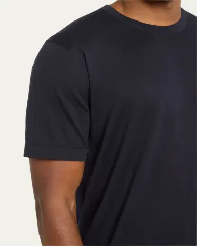 John Smedley Men's Lorca Sea Island Cotton T-Shirt | Thumbnail 5