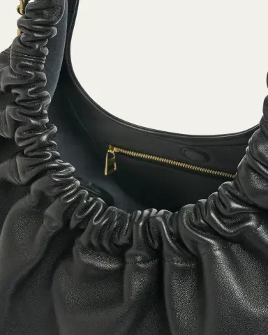 Loewe Squeeze Medium Shoulder Bag in Napa Leather | Thumbnail 4