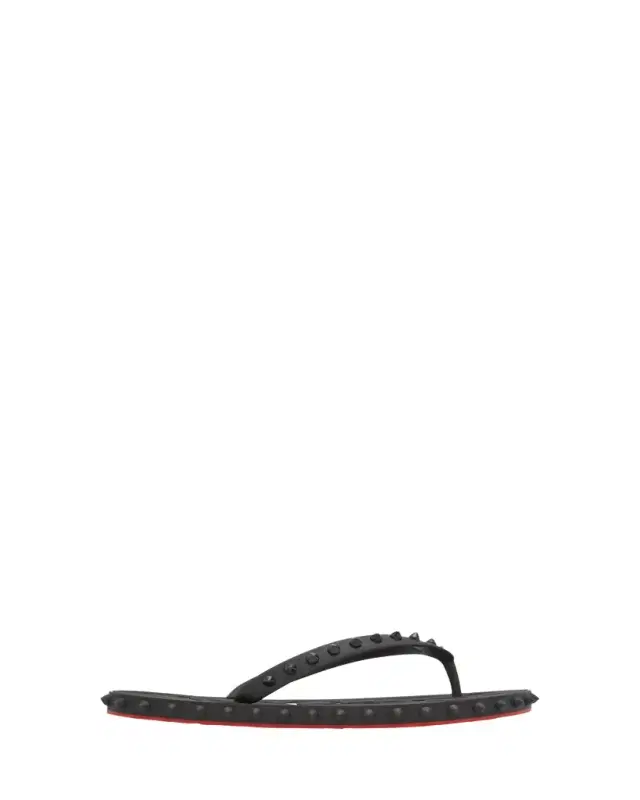 Christian Louboutin Loubi Donna Spike Flip Flops