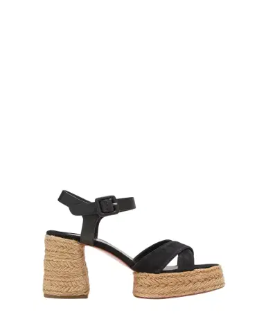 Christian Louboutin 70mm Calakala Leather Crisscross Espadrille Sandals | Thumbnail 1