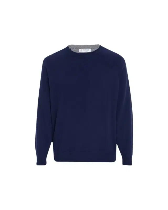 Brunello Cucinelli Men's Cashmere Raglan Crewneck Sweater
