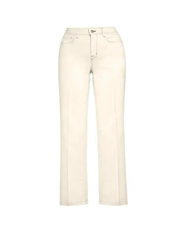 L'Agence Scottie High Rise Wide-Leg Jeans
