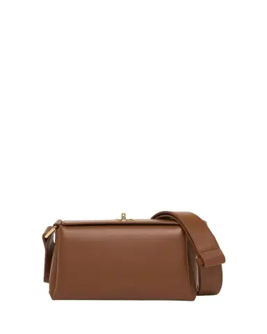 Plan C Mini Turn-Lock Leather Shoulder Bag | Thumbnail 1 Plan C Mini Turn-Lock Leather Shoulder Bag | Thumbnail 1