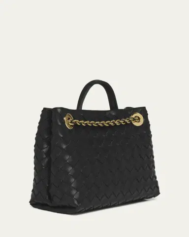 Bottega Veneta Small Andiamo Shoulder Bag with Chain Strap | Thumbnail 3 Bottega Veneta Small Andiamo Shoulder Bag with Chain Strap | Thumbnail 3