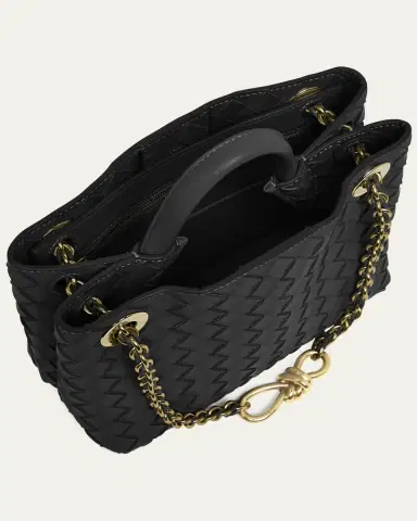 Bottega Veneta Small Andiamo Shoulder Bag with Chain Strap | Thumbnail 4 Bottega Veneta Small Andiamo Shoulder Bag with Chain Strap | Thumbnail 4