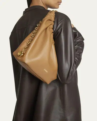 Loewe Squeeze Small Shoulder Bag in Napa Leather | Thumbnail 2