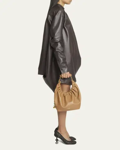 Loewe Squeeze Small Shoulder Bag in Napa Leather | Thumbnail 5