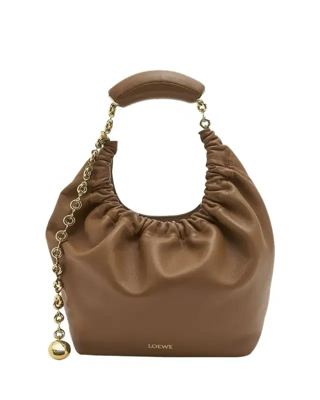 Loewe Squeeze Small Shoulder Bag in Napa Leather