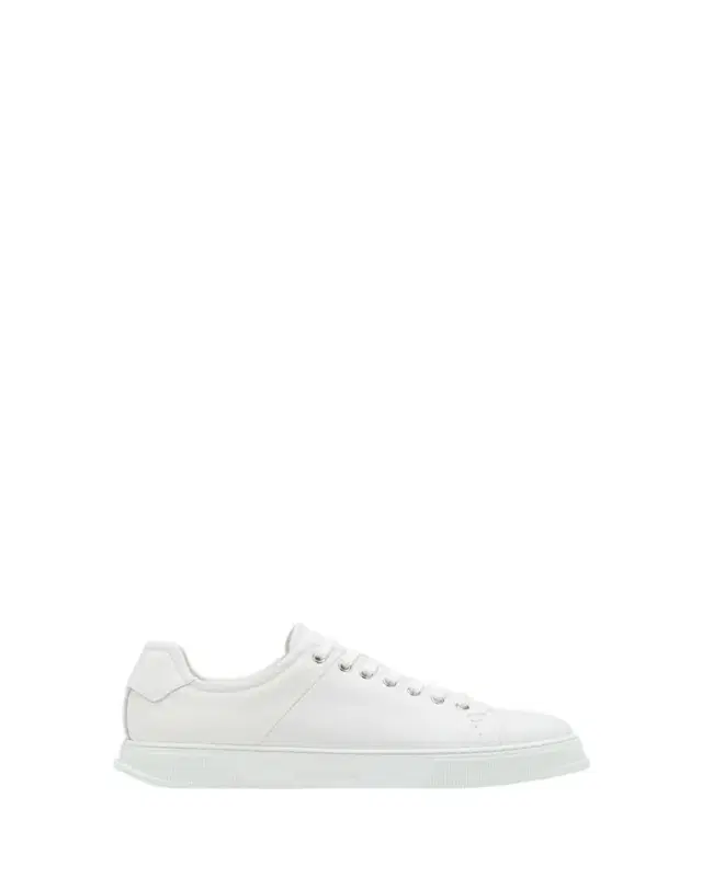 Ferragamo Men's Clayton Mixed Leather Low-Top Sneakers