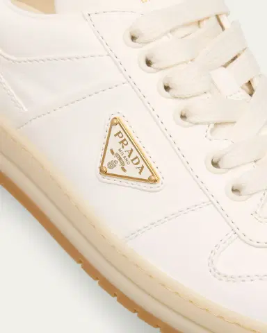 Prada Leather Low-Top Sneakers | Thumbnail 8