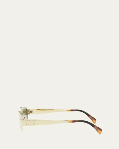 Celine Men's Triomphe Pilot Metal Sunglasses | Thumbnail 3 Celine Men's Triomphe Pilot Metal Sunglasses | Thumbnail 3