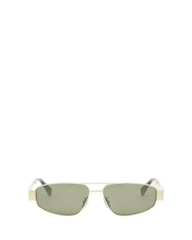 CELINE Men's Triomphe Pilot Metal Sunglasses