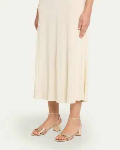 Loeffler Randall Olivia Leather Knot Block Heel Sandals | Thumbnail 6