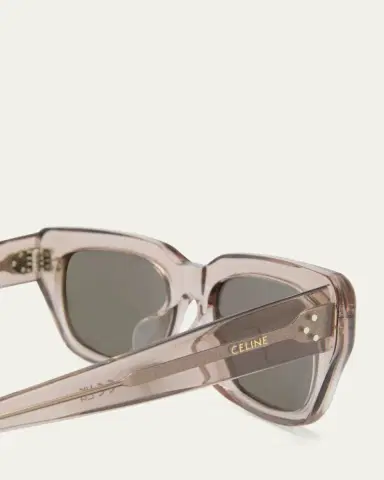 Celine Men's 3-Dot Acetate Rectangle Sunglasses | Thumbnail 4 Celine Men's 3-Dot Acetate Rectangle Sunglasses | Thumbnail 4