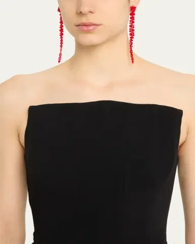 Simone Rocha Crystal Drip Earrings | Thumbnail 2 Simone Rocha Crystal Drip Earrings | Thumbnail 2
