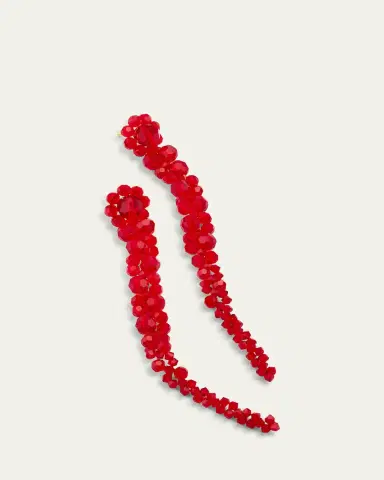 Simone Rocha Crystal Drip Earrings | Thumbnail 3 Simone Rocha Crystal Drip Earrings | Thumbnail 3