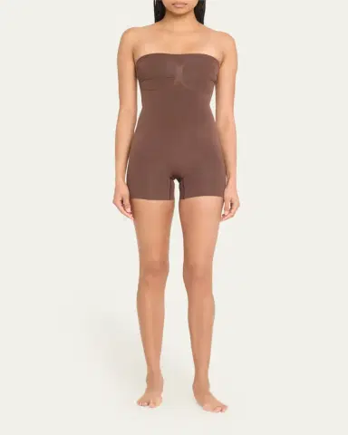 Skims Seamless Sculpt Strapless Shortie Bodysuit | Thumbnail 2 Skims Seamless Sculpt Strapless Shortie Bodysuit | Thumbnail 2