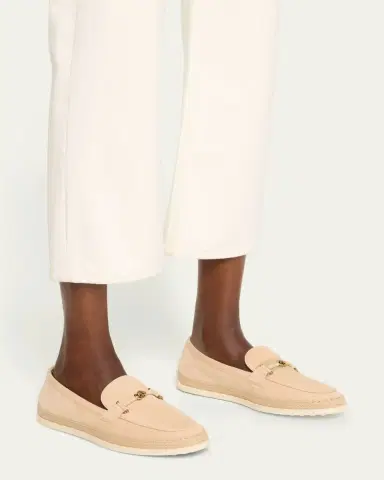 Tod's Gomma Suede T-Ring Espadrille Driver Loafers | Thumbnail 2 Tod's Gomma Suede T-Ring Espadrille Driver Loafers | Thumbnail 2