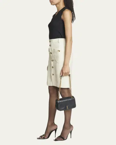 Saint Laurent Jamie 4.3 Mini Patchwork Leather Shoulder Bag | Thumbnail 5
