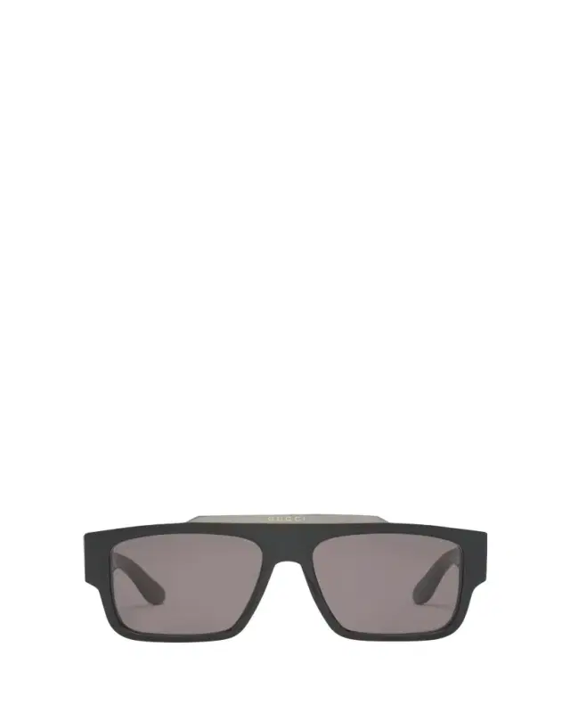 Gucci Men's GG1460Sm Acetate Rectangle Sunglasses