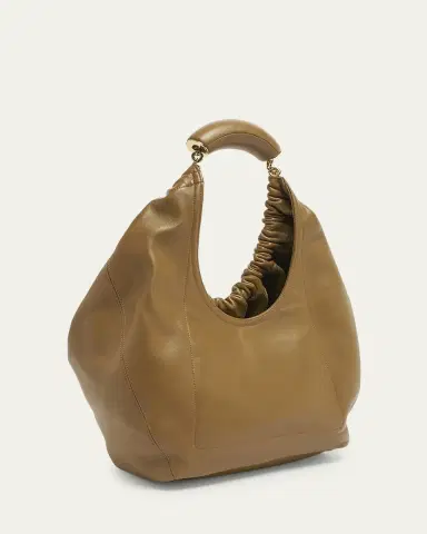 Loewe Squeeze Medium Shoulder Bag in Napa Leather | Thumbnail 3