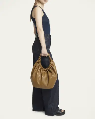 Loewe Squeeze Medium Shoulder Bag in Napa Leather | Thumbnail 5