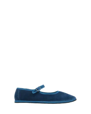 Vibi Venezia Velvet Mary Jane Ballerina Flats | Thumbnail 1