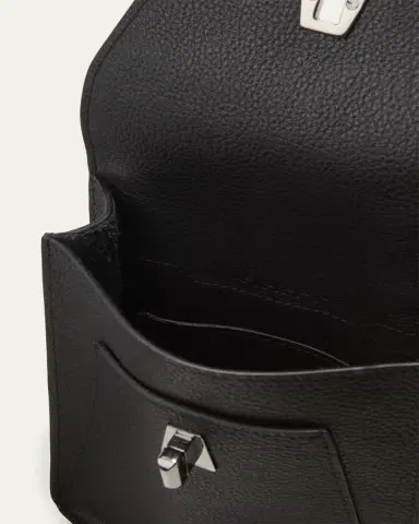 Akris Anouk Mini Flap Leather Messenger Bag | Thumbnail 4 Akris Anouk Mini Flap Leather Messenger Bag | Thumbnail 4