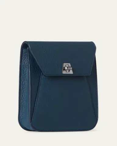 Akris Anouk Mini Flap Leather Messenger Bag | Thumbnail 9 Akris Anouk Mini Flap Leather Messenger Bag | Thumbnail 9